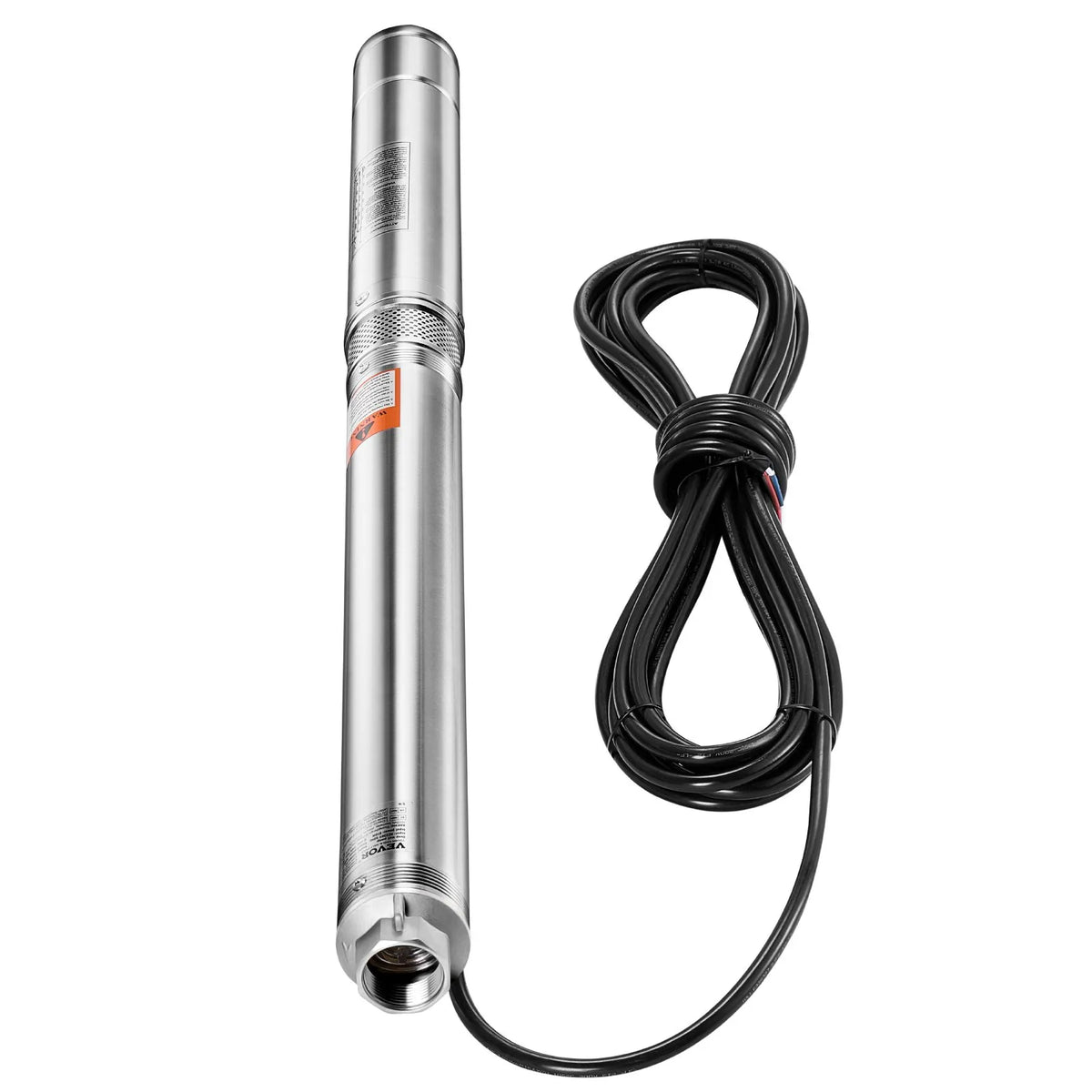 VEVOR 910 W dziļurbuma iegremdējamais sūknis, 100 l/min, 53 m pacēluma augstums, 20 m kabelis, IP68