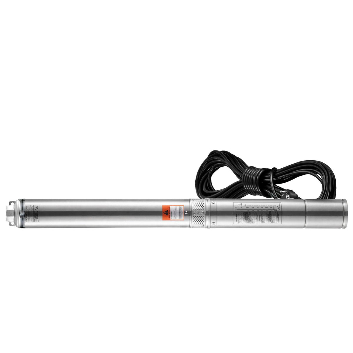 VEVOR 1100 W dziļurbuma iegremdējamais sūknis, 7,1 m³/h, 105 m pacēluma augstums, IP68