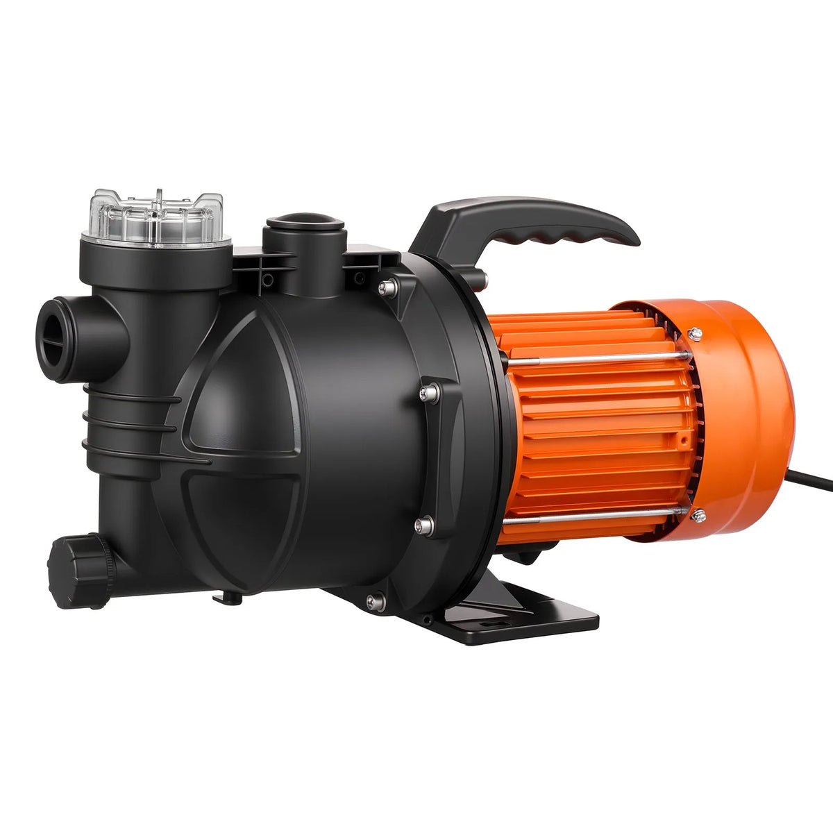 VEVOR 1300 W seklās akas strūklas sūknis, 4800 l/h, 48 m pacēluma augstums, 8 m sūkšanas augstums, 230 V, termiskā aizsardzība