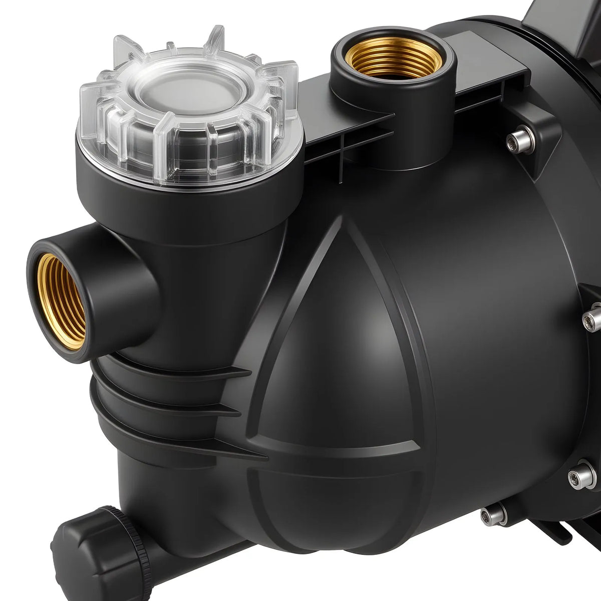 VEVOR 1300 W seklās akas strūklas sūknis, 4800 l/h, 48 m pacēluma augstums, 8 m sūkšanas augstums, 230 V, termiskā aizsardzība