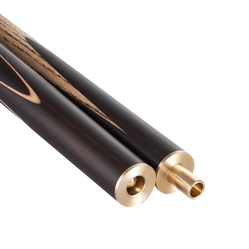VEVOR snūkera kija 1447,8 mm, dalāma konstrukcija ar pagarinājuma stieni un 9,5 mm ādas uzgali, 538 g profesionāla biljarda kija bāram, mājai un birojam, komplektā alumīnija futrālis