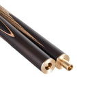 VEVOR snūkera kija 1447,8 mm, dalāma konstrukcija ar pagarinājuma stieni un 9,5 mm ādas uzgali, 538 g profesionāla biljarda kija bāram, mājai un birojam, komplektā alumīnija futrālis