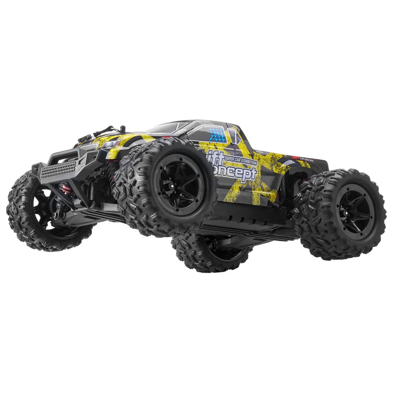 VEVOR tālvadības RC auto, 1:18 mērogs bērniem, visu apvidu 4WD bezceļu auto ar 45° riteņošanu un regulējamu ātrumu, 45 km/h augstas ātruma RC sacīkšu rotaļlieta, ideāla dāvana 8+ bērniem, IPX4