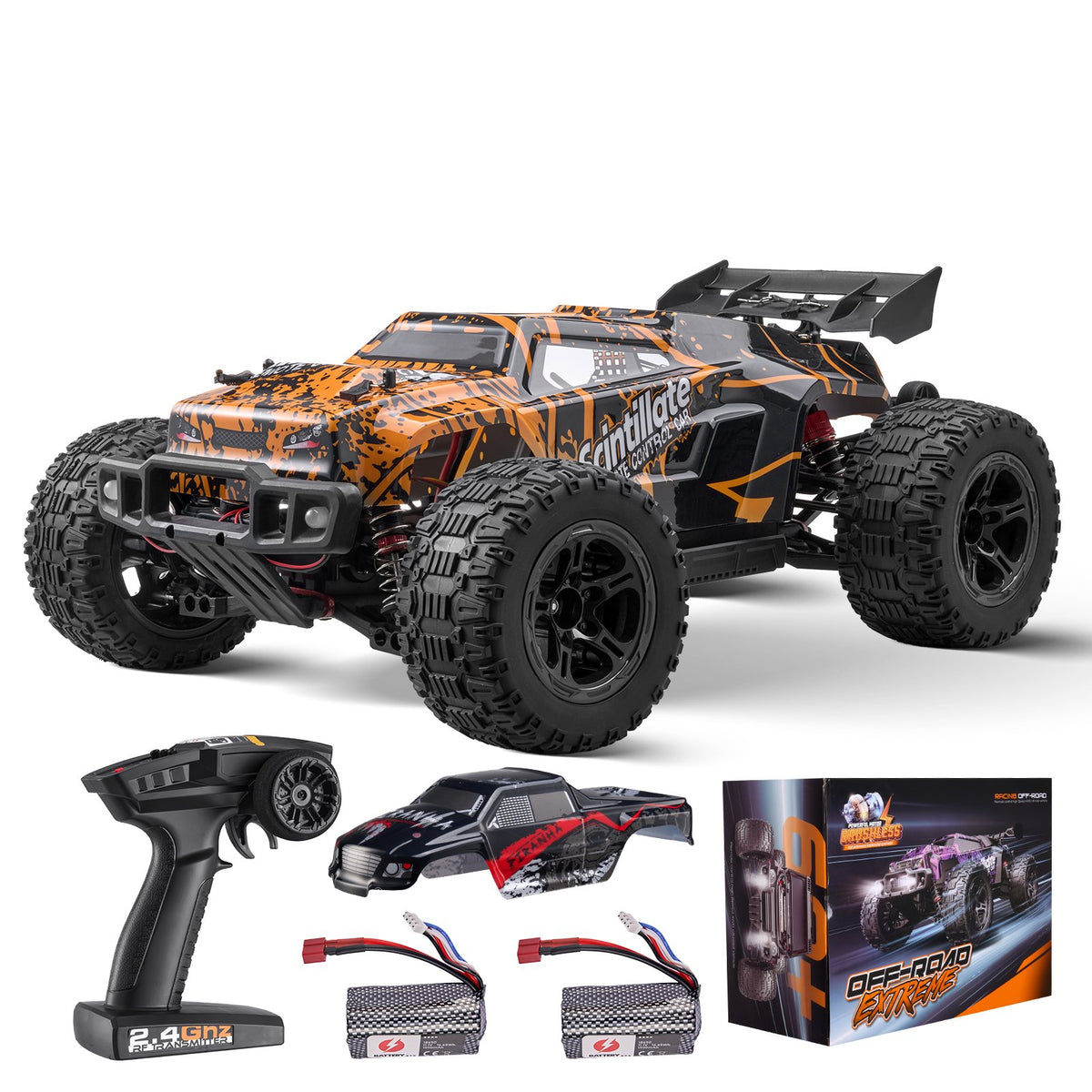 VEVOR RC auto 1:10 bezceļu 4WD, hobija sacīkšu auto