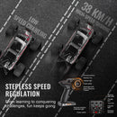 VEVOR Tālvadības automašīna 1:10 mērogā RC bezceļu monstru kravas auto ar 4WD, 45° “wheelie”, 2 baterijām, līdz 38 km/h, IPX4 ūdensizturība, dāvana bērniem no 8+ gadiem