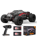 VEVOR Tālvadības automašīna 1:10 mērogā RC bezceļu monstru kravas auto ar 4WD, 45° “wheelie”, 2 baterijām, līdz 38 km/h, IPX4 ūdensizturība, dāvana bērniem no 8+ gadiem