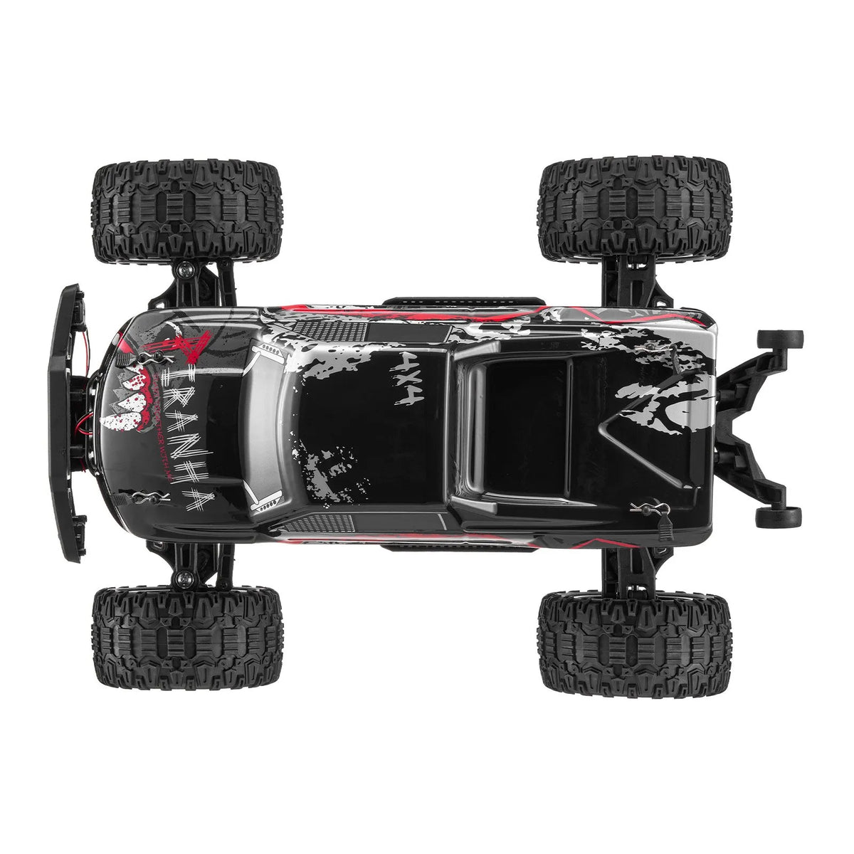 VEVOR RC-машина 1:10 внедорожный монстр-трак 4WD, до 38 км/ч, 2 аккумулятора, IPX4, от 8 лет