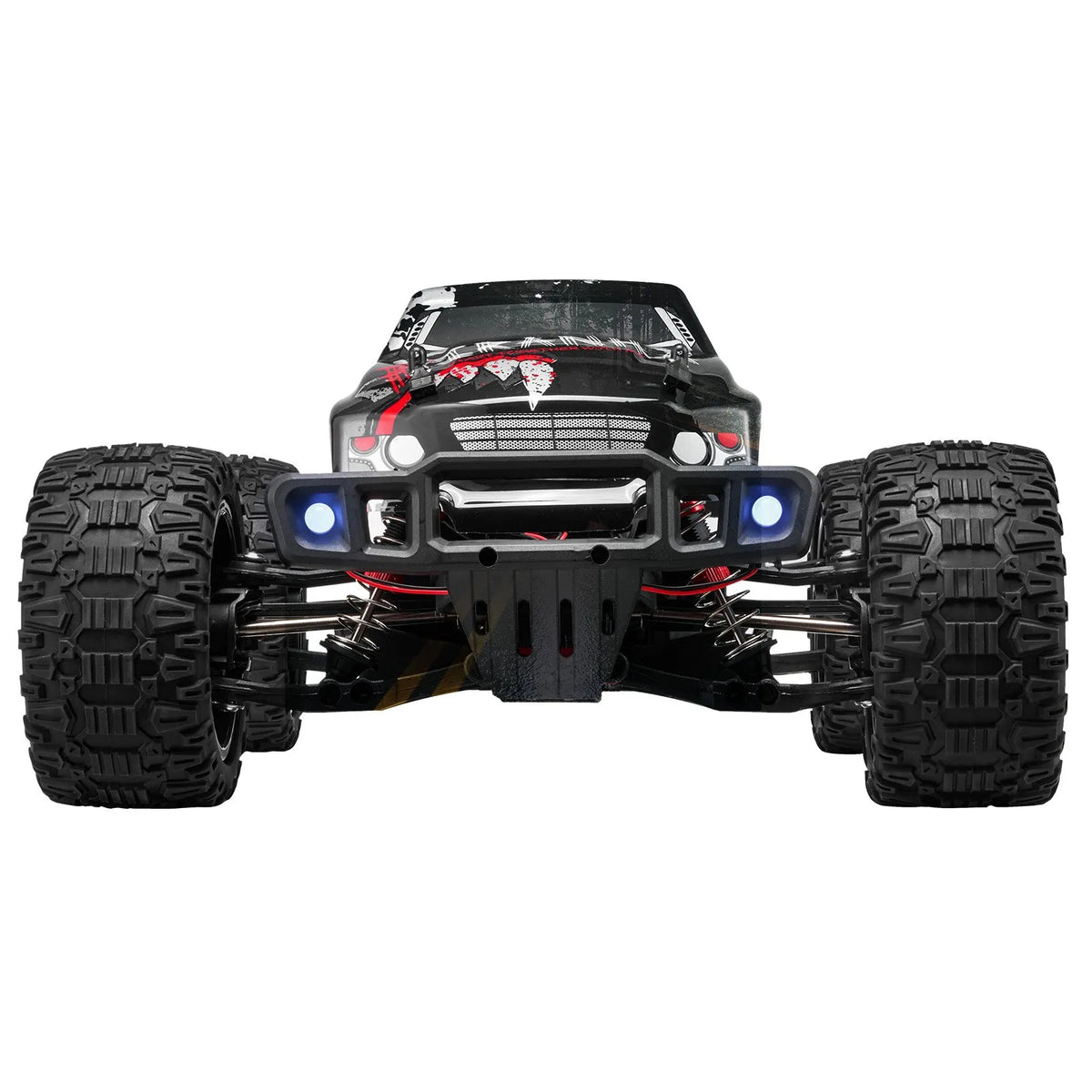 VEVOR RC-машина 1:10 внедорожный монстр-трак 4WD, до 38 км/ч, 2 аккумулятора, IPX4, от 8 лет