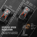 VEVOR Tālvadības automašīna 1:14 mērogā, RC bezceļu monstru kravas auto ar 4WD, 45° “wheelie” funkciju un 2 baterijām, līdz 38 km/h, augstas ātruma hobija sacīkšu auto bērniem no 8+ gadiem