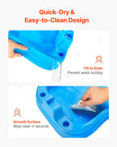 VEVOR smilšu un ūdens galds bērniem, abpusējs aktivitāšu ūdenskrituma rotaļu komplekts ar 37 piederumiem, sensorais aktivitāšu galds āra vasaras smilšu un ūdens spēlēm bērniem no 3+ gadiem