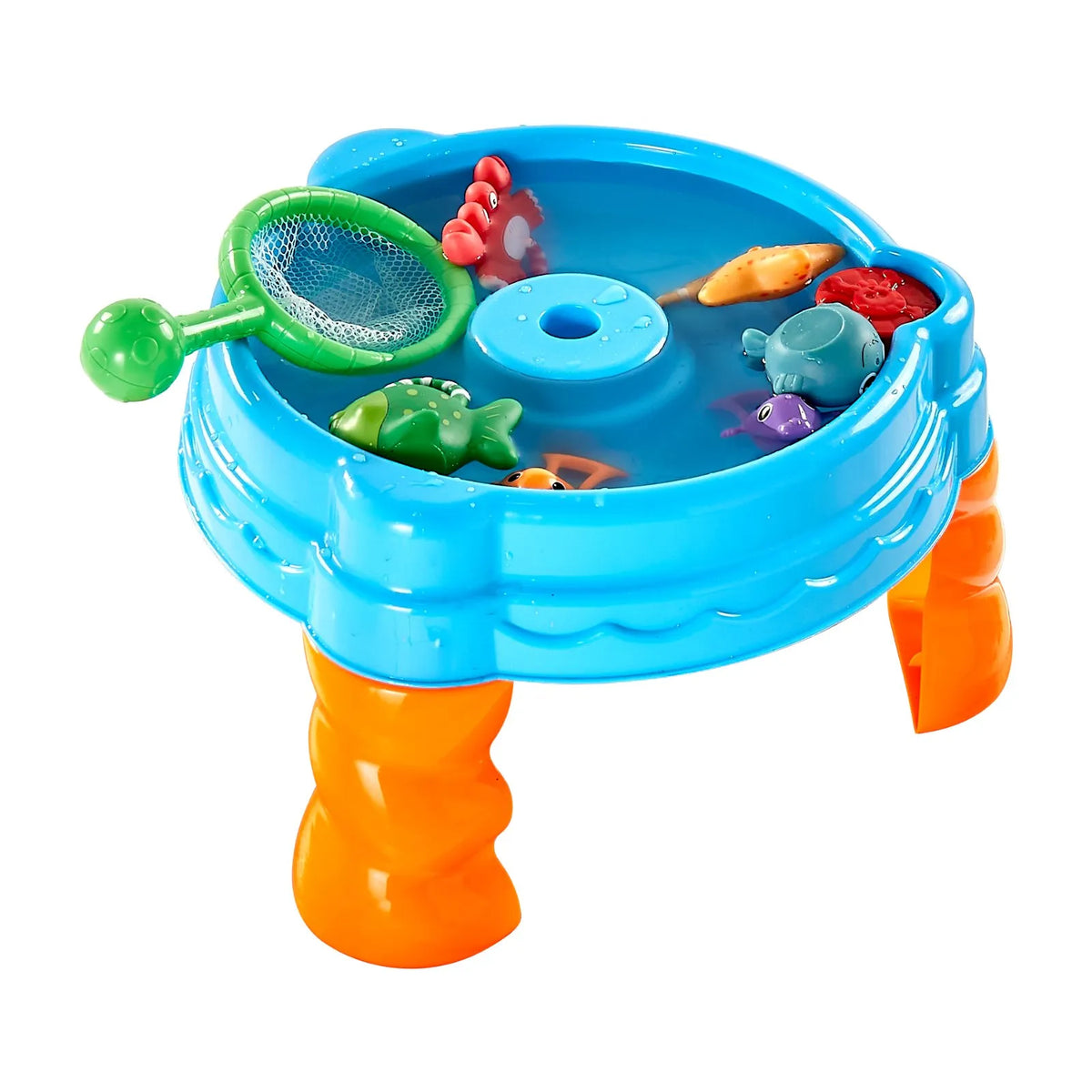 VEVOR ūdens galds mazuļiem, bērnu sensorais aktivitāšu galds Fish 'n Splash ūdens rotaļu komplekts ar 9 piederumiem, vasaras ūdens aktivitāšu galds ar makšķerēšanas spēli bērniem no 3+ gadiem - ZEMLETES.LV