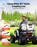 VEVOR ATV/UTV piekabināmais smidzinātājs, 60 l, 12 V sūknis, regulējams spiediens līdz 5 bar, ar misiņa sprauslu un 6,1 m šļūteni
