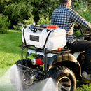 VEVOR ATV/UTV piekabināmais smidzinātājs, 60 l, 12 V sūknis, regulējams spiediens līdz 5 bar, ar misiņa sprauslu un 6,1 m šļūteni