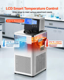 VEVOR laboratorijas dzesētāja cirkulators, -30 °C līdz 100 °C, 6 L iekšējā un ārējā dubultā cirkulācija, zemas temperatūras dzesēšanas šķidruma cirkulācijas sūknis, recirkulācijas dzesētājs ūdens vannai laboratorijai