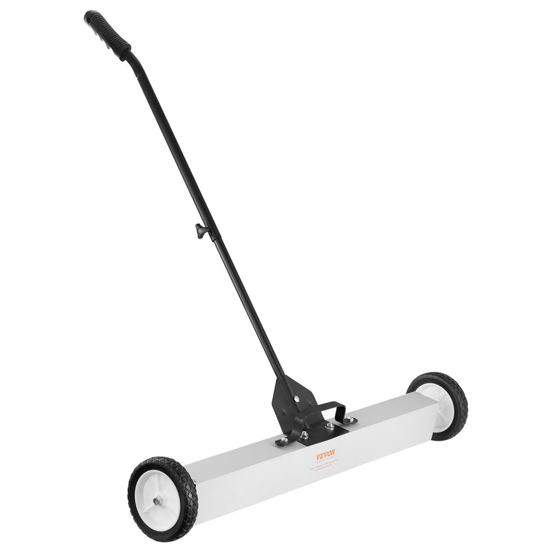 VEVOR magnētiskais savācējs ar riteņiem 24,9 kg, 610 mm magnētiskais savācējs ar teleskopisku rokturi darbnīcai, garāžai un pagalmam