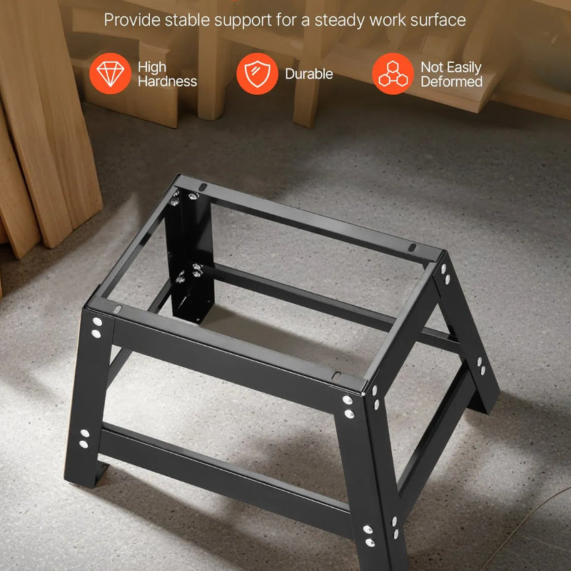 VEVOR galda frēzēšanas galds, 610 × 400 mm (24 × 15,7 collas), galda frēzēšanas virsma ar regulējamu vadotni, MDF darba virsmu, izturīgu metāla pamatni, 2-1/2 collu (63,5 mm) putekļu savākšanas pieslēgvietu, saderīgs ar frēzēm un dažādiem urbju uzgaļiem.