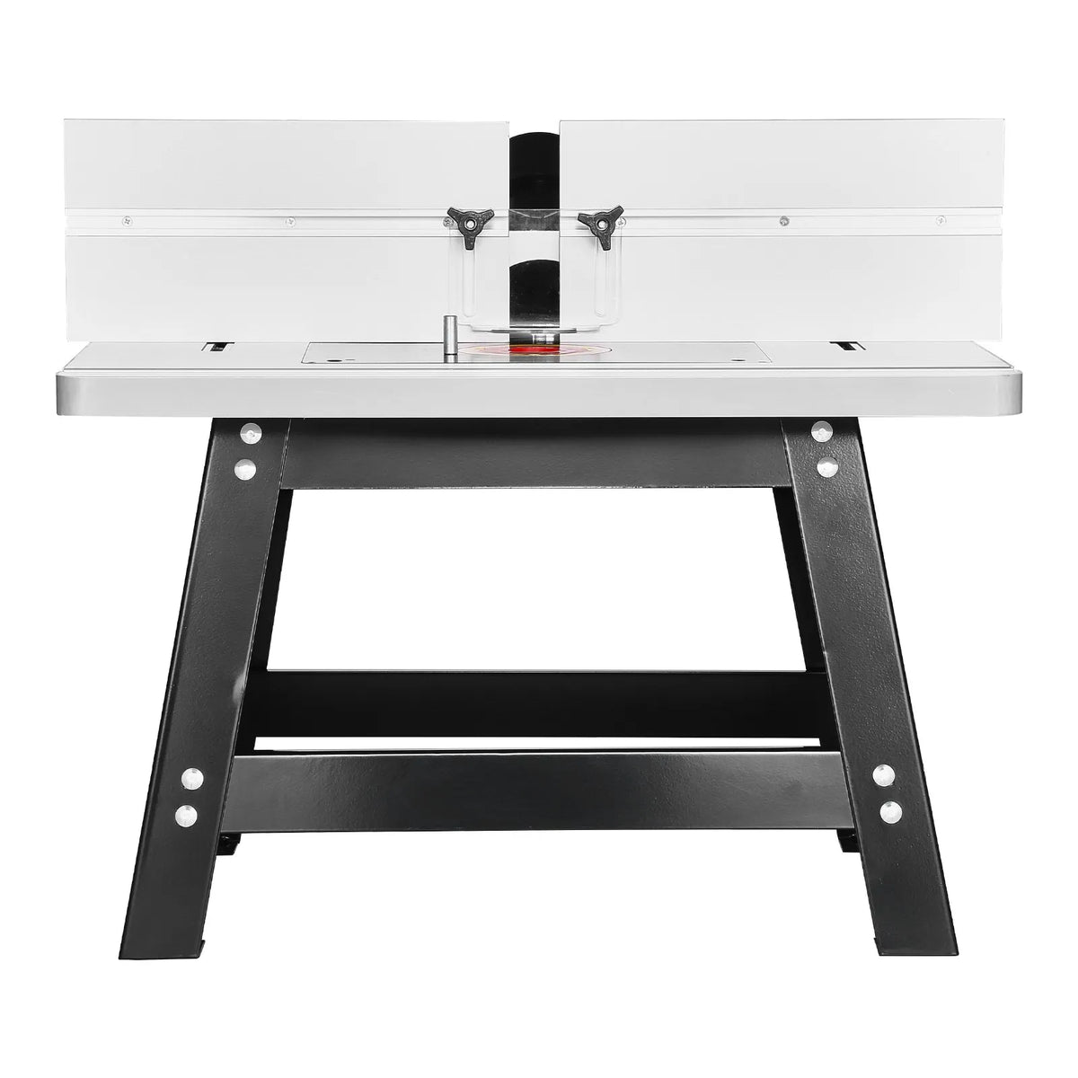 VEVOR freesilaud 610 × 400 mm reguleeritava juhiku, MDF-pinna ja 63,5 mm tolmuühendusega