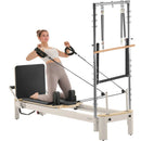 VEVOR pilates reformeris ar dubulto pretestību, treniņu aprīkojums ar reformera kasti un lēciena platformu, piemērots iesācējiem un pieredzējušiem lietotājiem mājas sporta zālei un studijai, slodze līdz 181 kg - ZEMLETES.LV