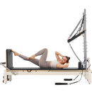 VEVOR pilates reformeris ar dubulto pretestību, treniņu aprīkojums ar reformera kasti un lēciena platformu, piemērots iesācējiem un pieredzējušiem lietotājiem mājas sporta zālei un studijai, slodze līdz 181 kg - ZEMLETES.LV