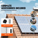 VEVOR saules paneļu aizsargtīkls pret putniem, 15 cm × 30,48 m, PVC pārklāts metāla siets ar 12,7 mm acīm un 100 alumīnija stiprinājumiem, aizsardzībai pret dzīvniekiem - ZEMLETES.LV