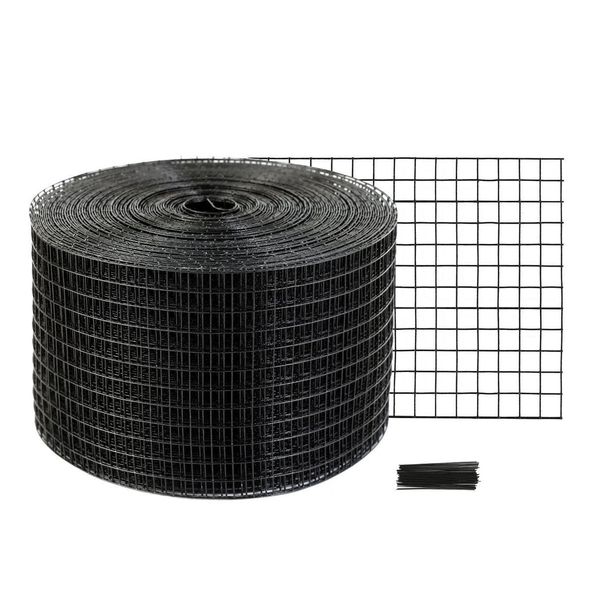 VEVOR saules paneļu aizsargtīkls pret putniem, 20 cm × 30,48 m, PVC pārklāts metāla siets ar 12,7 mm acīm un 50 stiprinājuma stieplēm, aizsardzībai pret dzīvniekiem - ZEMLETES.LV