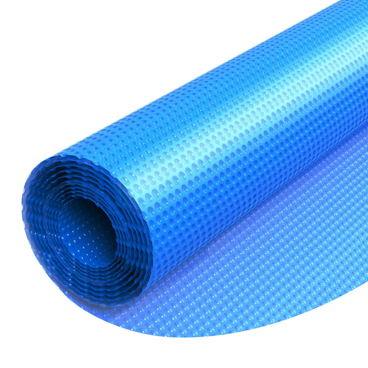 VEVOR Solar Pool Cover for Round Pools, Ø7.32 m Solar Bubble Cover, 0.4 mm PE Material, Heat Collection During Day and Retention at Night, Blue