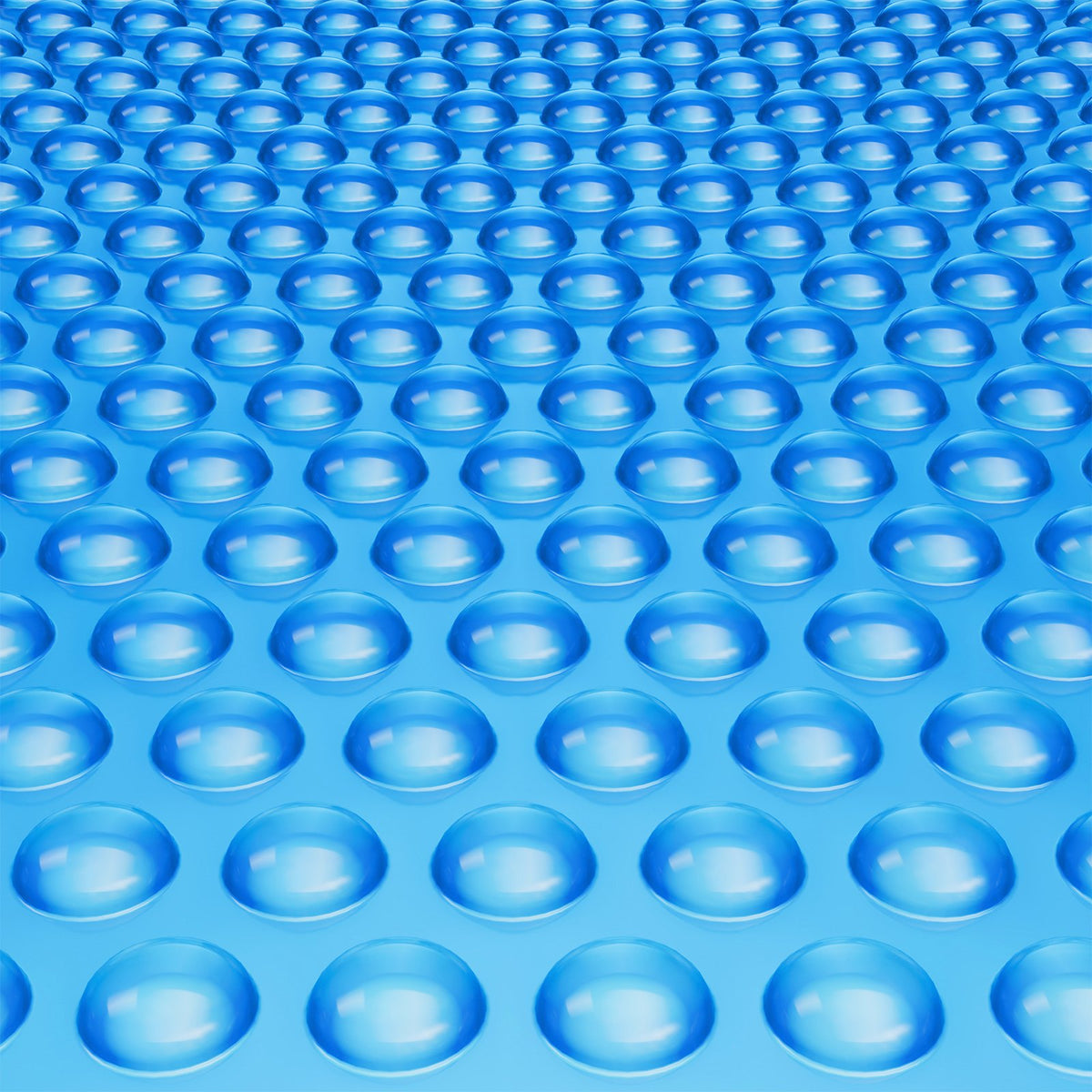 VEVOR Solar Pool Cover, 12 mil Thick Rectangular Solar Cover for Pools, Size 12.2 × 6.1 m, Suitable for In-Ground and Above-Ground Swimming Pools, Blue