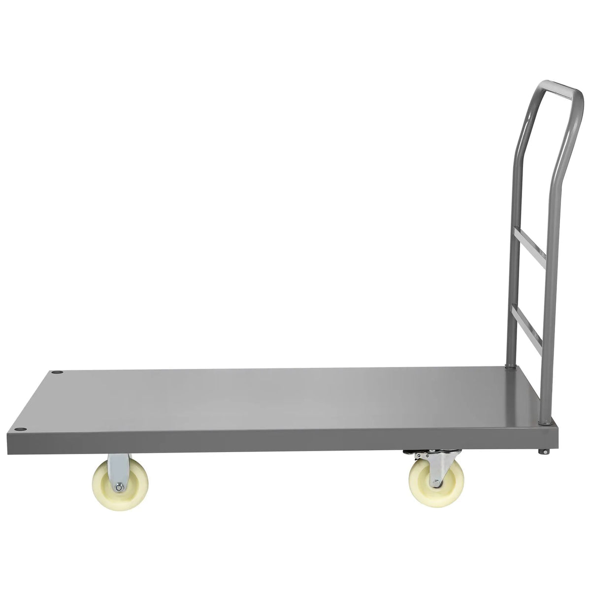 VEVOR platformas ratiņi, kravnesība 907,2 kg, tērauda plakanie ratiņi ar neilona riteņiem 127 mm, 1194 × 610 × 813 mm - ZEMLETES.LV