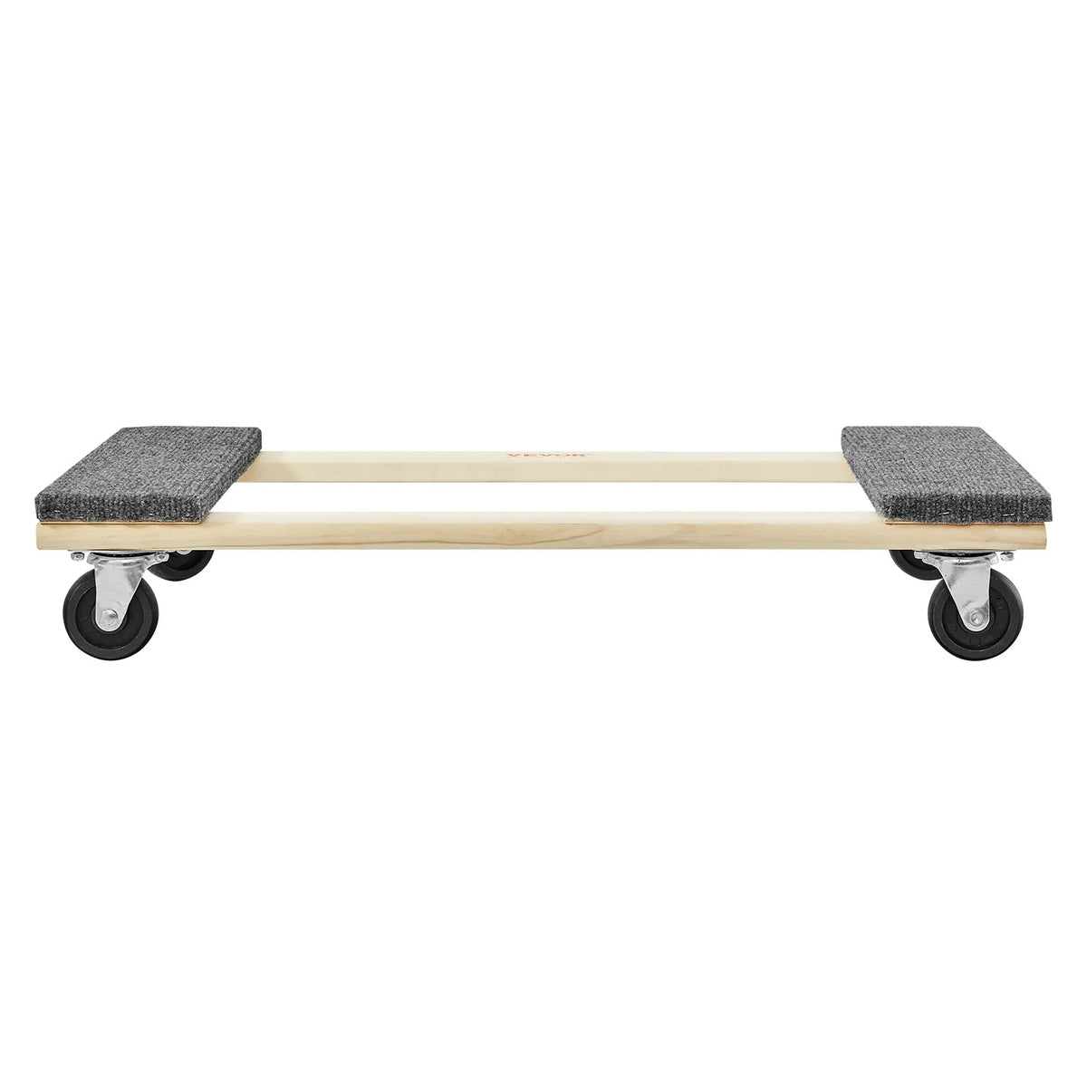 VEVOR mēbeļu pārvietošanas platforma līdz 454 kg, 457 x 762 mm ar 4 PP grozāmiem riteņiem, koka konstrukcija smagu mēbeļu pārvietošanai - ZEMLETES.LV