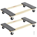 VEVOR mēbeļu pārvietošanas platformu komplekts 2 gab., 454 kg katrai, 457 x 762 mm ar 8 PP grozāmiem riteņiem, koka konstrukcija smagu mēbeļu pārvietošanai - ZEMLETES.LV