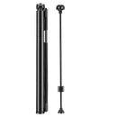 VEVOR izvelkami bērnu drošības vārti, augstums 870 mm, platums līdz 1800 mm, sieta materiāls, piemēroti kāpnēm, durvju ailēm, gaiteņiem un rotaļu zonām, viegla uzstādīšana, melni - ZEMLETES.LV