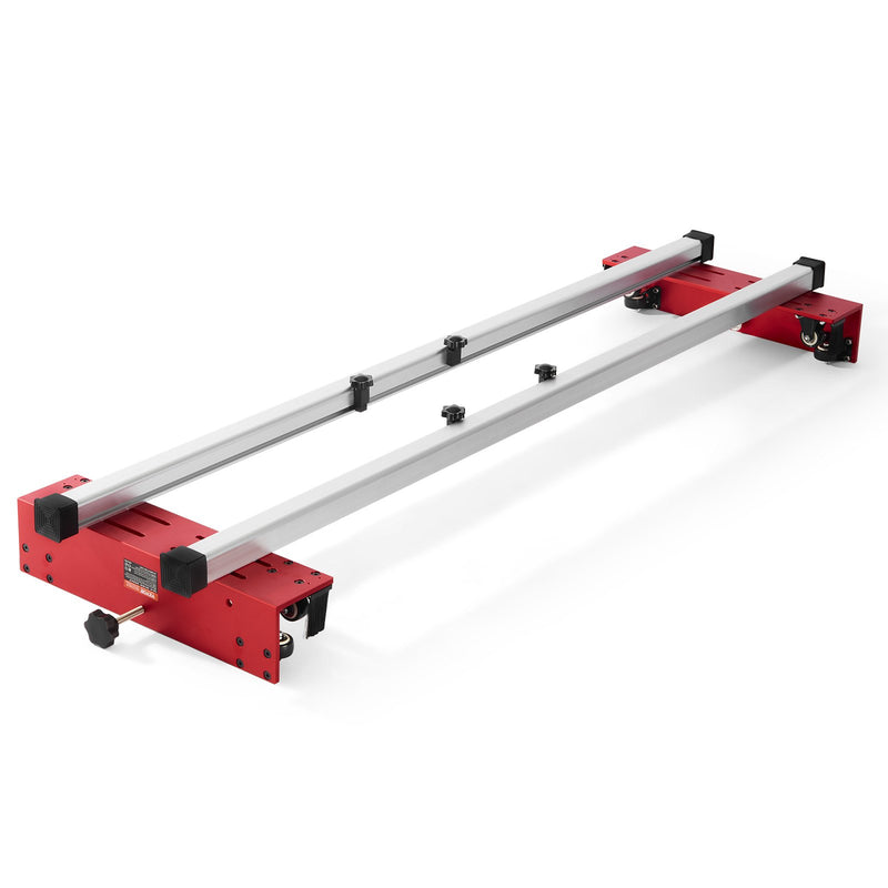 VEVOR frēzes sliede, 152 cm (60 collas), pārnēsājams un viegli regulējams plākšņu izlīdzināšanas džigs, DIY kokapstrādes frēzes sliede plātņu izlīdzināšanai, vadotnes džigs apdares un virsmas frēzēšanai, koka izlīdzināšanai, mājas DIY.