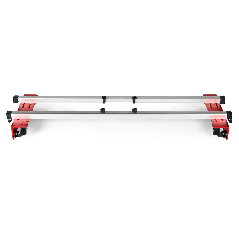 VEVOR frēzes sliede, 152 cm (60 collas), pārnēsājams un viegli regulējams plākšņu izlīdzināšanas džigs, DIY kokapstrādes frēzes sliede plātņu izlīdzināšanai, vadotnes džigs apdares un virsmas frēzēšanai, koka izlīdzināšanai, mājas DIY.