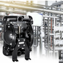 VEVOR pneimatiskais dubultās membrānas sūknis, 25,4 mm ieplūde un izplūde, alumīnija korpuss, 91 l/min, maks. 8 bar, rūpnieciskai lietošanai