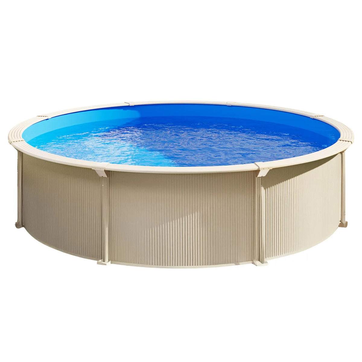 VEVOR Pool Liner for Round Above Ground Pool Ø 3.51 m, UniBead Fastening Type, Durable Vinyl Pool Liner, Standard Thickness, Wall Height 1.19 m, for Steel Wall Above Ground Pools, Solid Colour