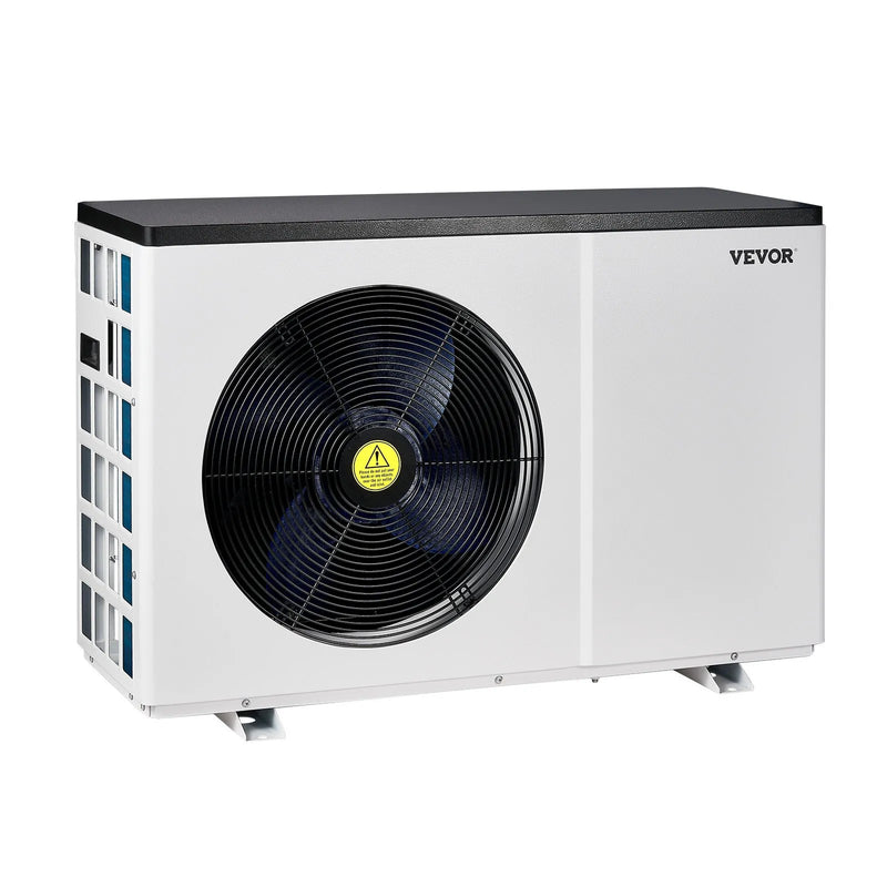 VEVOR Elektriskais baseina siltumsūknis, 3,22–15,25 kW sildīšanas jauda, energoefektīvs invertora tipa baseina ūdens sildītājs un dzesētājs 30–60 m³ virszemes baseiniem, AC 220–240 V, 50 Hz