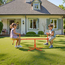 VEVOR Bērnu balansieris ar 45,4 kg slodzes ietilpību uz sēdvietu, sēdi un griezies tipa šūpoles ar 4 balsta kājām, 360° rotējošs āra rotaļu aprīkojums bērniem no 3 gadu vecuma