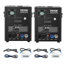 VEVOR Auksto dzirksteļu mašīna 2 gab., 500 W, regulējams augstums 2–4 m, DMX sistēma, LED ekrāns, rokturis, alumīnija korpuss, skatuvei, DJ, kāzām un pasākumiem - ZEMLETES.LV
