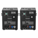 VEVOR Auksto dzirksteļu mašīna 2 gab., 500 W, regulējams augstums 2–4 m, DMX sistēma, LED ekrāns, rokturis, alumīnija korpuss, skatuvei, DJ, kāzām un pasākumiem - ZEMLETES.LV