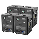 VEVOR Auksto dzirksteļu mašīna 4 gab., 500 W, regulējams augstums 2–4 m, DMX sistēma, LED ekrāns, rokturis, alumīnija korpuss, skatuvei, DJ, kāzām un pasākumiem - ZEMLETES.LV