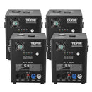 VEVOR Auksto dzirksteļu mašīna 4 gab., 500 W, regulējams augstums 2–4 m, DMX sistēma, LED ekrāns, rokturis, alumīnija korpuss, skatuvei, DJ, kāzām un pasākumiem - ZEMLETES.LV