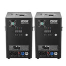VEVOR Auksto dzirksteļu mašīna 2 gab., 700 W, regulējams augstums 2–5 m, DMX sistēma, LED ekrāns, rokturis, alumīnija korpuss, skatuvei, DJ, kāzām un pasākumiem - ZEMLETES.LV