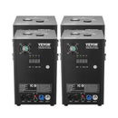 VEVOR Auksto dzirksteļu mašīna 4 gab., 700 W, regulējams augstums 2–5 m, DMX sistēma, LED ekrāns, rokturis, alumīnija korpuss, skatuvei, DJ, kāzām un pasākumiem - ZEMLETES.LV