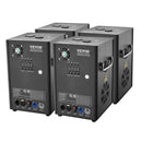 VEVOR Auksto dzirksteļu mašīna 4 gab., 700 W, regulējams augstums 2–5 m, DMX sistēma, LED ekrāns, rokturis, alumīnija korpuss, skatuvei, DJ, kāzām un pasākumiem - ZEMLETES.LV