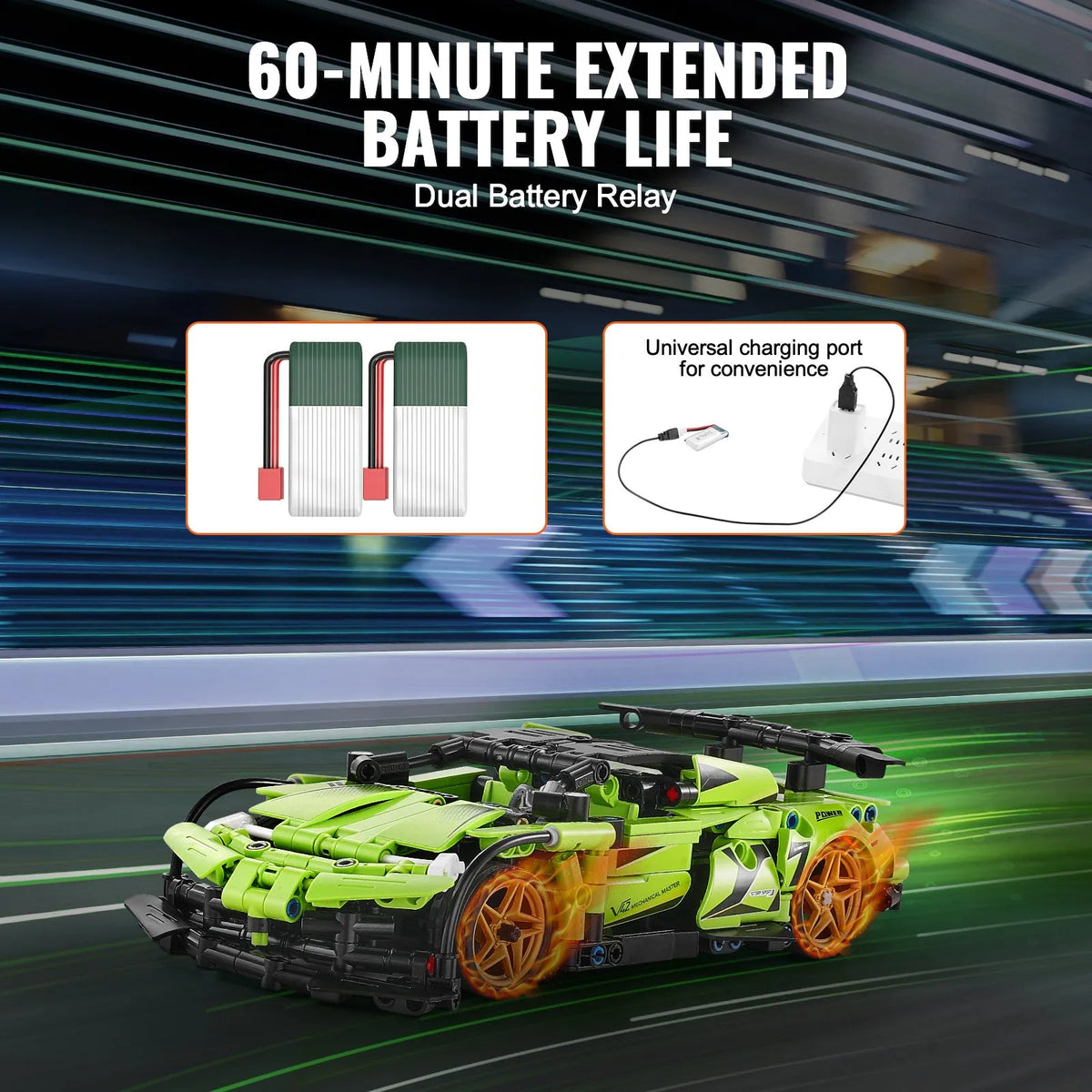 VEVOR STEM konstruktors 2 vienā, 461 detaļa, programmējams RC auto/robots, no 6 gadiem
