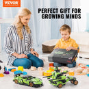 VEVOR STEM konstruktors bērniem 2-in-1, 461 detaļu kluču komplekts ar tālvadību un lietotnes vadību, RC automašīna/robots, programmējams STEM robots bērniem no 6 gadiem