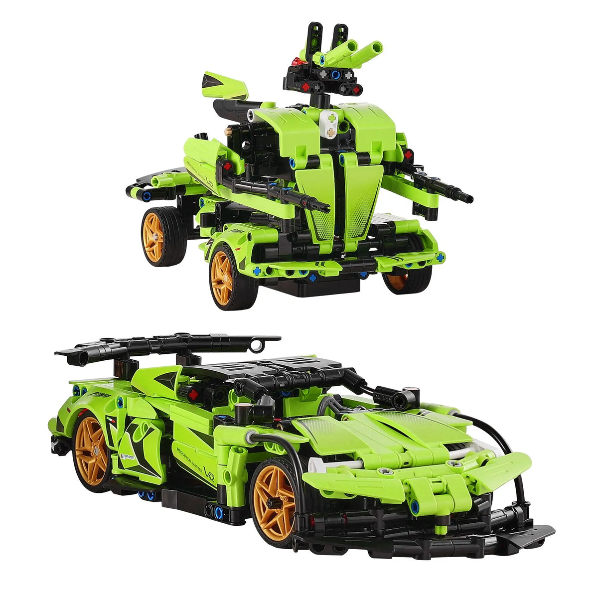 VEVOR STEM konstruktors 2 vienā, 461 detaļa, programmējams RC auto/robots, no 6 gadiem