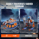 VEVOR STEM konstruktors bērniem 5-in-1, 554 detaļu kluču komplekts ar tālvadību un lietotnes vadību, RC automašīna, robots, tanks, Rubika kubs un sniega tīrītājs, programmējams STEM robots bērniem no 6 gadiem