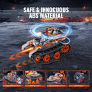 VEVOR STEM konstruktors bērniem 5-in-1, 554 detaļu kluču komplekts ar tālvadību un lietotnes vadību, RC automašīna, robots, tanks, Rubika kubs un sniega tīrītājs, programmējams STEM robots bērniem no 6 gadiem