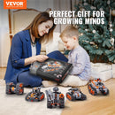 VEVOR STEM konstruktors bērniem 5-in-1, 554 detaļu kluču komplekts ar tālvadību un lietotnes vadību, RC automašīna, robots, tanks, Rubika kubs un sniega tīrītājs, programmējams STEM robots bērniem no 6 gadiem